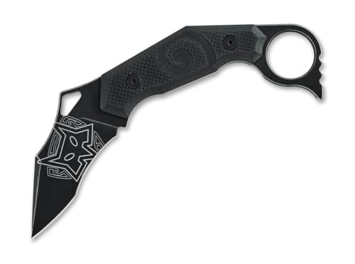 Fox Knives Moa Fixed G10 All Black - Karambit Messer Feststehende Klinge mit Kydexscheide - Messer mit feststehender Klinge aus N690 Fox Knives Moa Fixed G10 All Black - Karambit Messer Feststehende Klinge mit Kydexscheide - Messer mit feststehender Klinge aus N690 von Fox Knives
