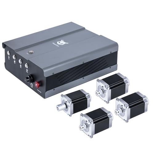 FoxAlien NEMA23 Schrittmotoren Upgrade Kit für Masuter 3, 4PCS 57-76 Open-loop Motoren mit DM542 Treibern Controller Box, Schleppkettenkabel für Masuter 3 CNC Fräs/Fräsmaschine FoxAlien NEMA23 Schrittmotoren Upgrade Kit für Masuter 3, 4PCS 57-76 Open-loop Motoren mit DM542 Treibern Controller Box, Schleppkettenkabel für Masuter 3 CNC Fräs/Fräsmaschine von FoxAlien
