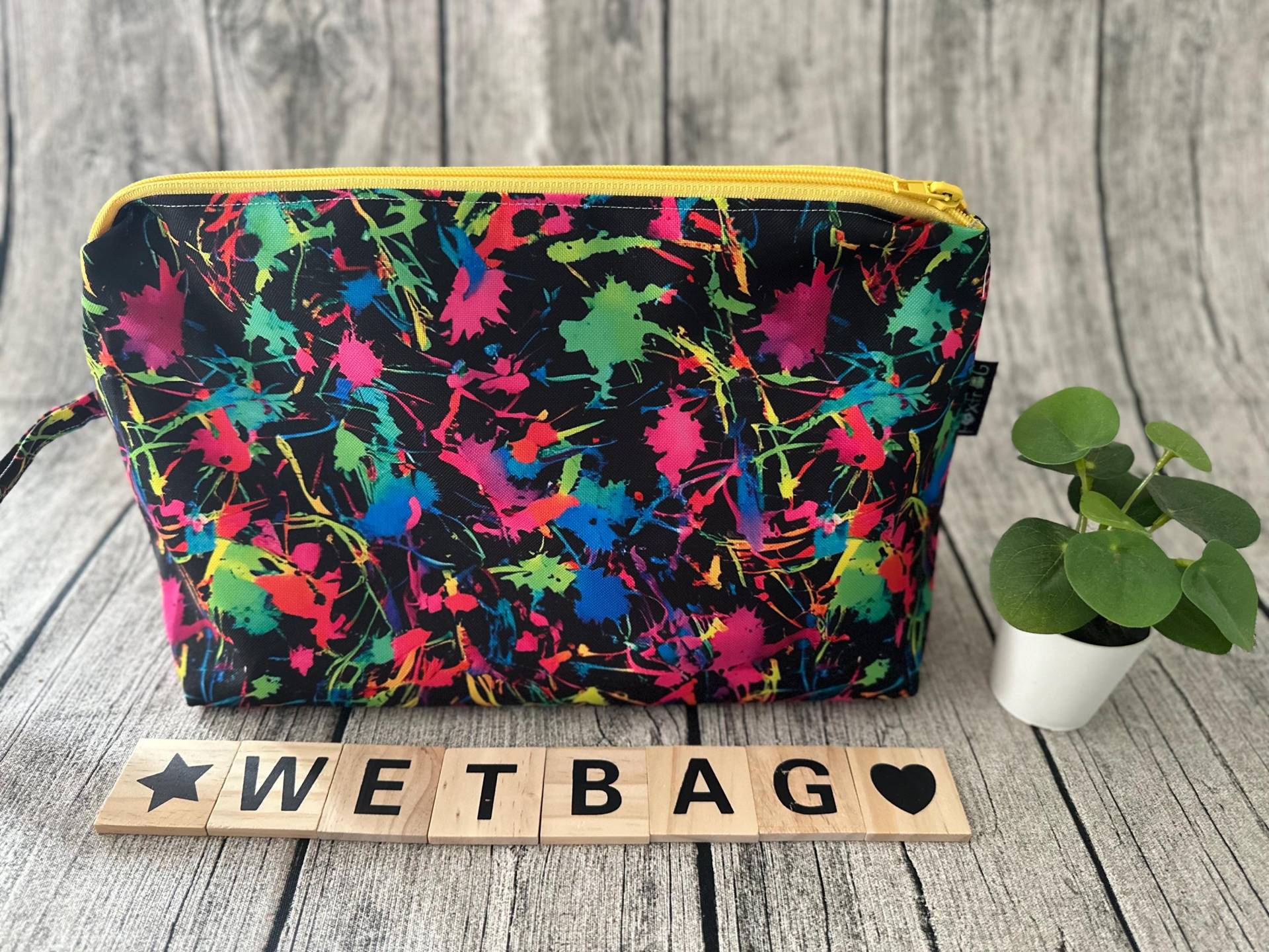 Wetbag Nasstasche Waschtasche Wechseltasche Wickeltasche Wechselkleidung Badetasche Schwimmtasche Kindergartenkind Kita Namensfeld Wetbag Nasstasche Waschtasche Wechseltasche Wickeltasche Wechselkleidung Badetasche Schwimmtasche Kindergartenkind Kita Namensfeld von FoxFrogShop