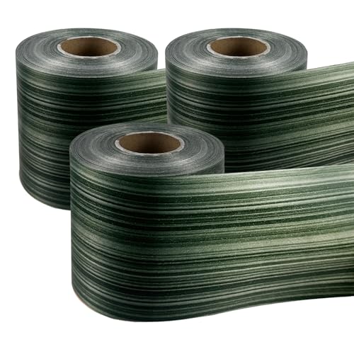 3 Rollen 10,2 cm × 45,7 m grünes Ti-Blattband Poly-Satinblattband wasserdichtes Blumenblattband grünes Blatt für Innen- und Außendekoration, Blumen-Kreation, Blumenstrauß, Ornament 3 Rollen 10,2 cm × 45,7 m grünes Ti-Blattband Poly-Satinblattband wasserdichtes Blumenblattband grünes Blatt für Innen- und Außendekoration, Blumen-Kreation, Blumenstrauß, Ornament von Foxtell