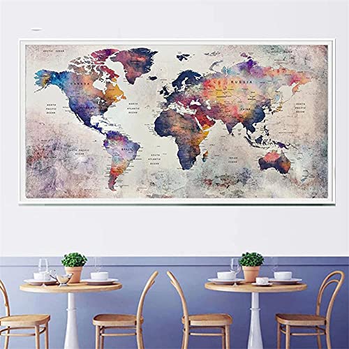 Diamond Painting,5D Diamant Painting Full Set Weltkarte,Malen nach Zahlen Diamant,Diamant Painting Bilder Groß,Diamant Malerei für Kinder und Erwachsene,Schlafzimmer Wohnzimmer Wall Décor 50x150cm Diamond Painting,5D Diamant Painting Full Set Weltkarte,Malen nach Zahlen Diamant,Diamant Painting Bilder Groß,Diamant Malerei für Kinder und Erwachsene,Schlafzimmer Wohnzimmer Wall Décor 50x150cm von Foyaya