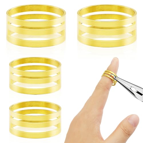 4 Stück Sprungring Offnungswerkzeuge,Biegering-Öffnungswerkzeuge,Biegering-Splittwerkzeuge aus Edelstahl,Biegering-Splitt-Verschlussringwerkzeuge für die Schmuckherstellung,Heimwerkerarbeiten(Gold) 4 Stück Sprungring Offnungswerkzeuge,Biegering-Öffnungswerkzeuge,Biegering-Splittwerkzeuge aus Edelstahl,Biegering-Splitt-Verschlussringwerkzeuge für die Schmuckherstellung,Heimwerkerarbeiten(Gold) von Foyods