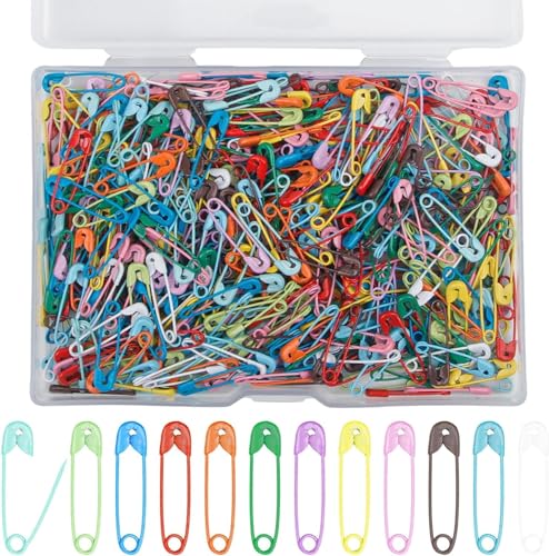 500 Stück 19 mm Sicherheitsnadeln Sortiert,Bunt Mini Sicherheitsnadel,Kleidung Sicherheitsnadeln,für Kleidung Kunst,Nähen,Handwerk,Anheften,Befestigungsclip,Schmuckherstellung 500 Stück 19 mm Sicherheitsnadeln Sortiert,Bunt Mini Sicherheitsnadel,Kleidung Sicherheitsnadeln,für Kleidung Kunst,Nähen,Handwerk,Anheften,Befestigungsclip,Schmuckherstellung von Foyods