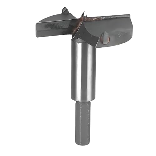 Forstnerbohrer, robuste Hartmetall-Holzbearbeitungs-Lochsäge, HSS-Bohrer für Tischbohrer/Handbohrer/Massivholz, geeignet für Kork, Splint, Sperrholz, Spanplatte, Kunststoffsperrholz (53 mm) von Fozobaiy