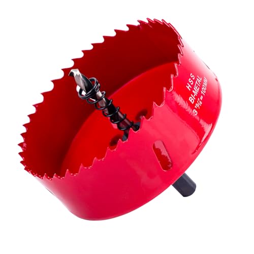 Hole saw, Lochfräse Set, 40MM Lochkreissäge, Bi-Metall-Lochsäge, 1 Bohrer,1 Mechanische Feder,1 Sechskantschlüssel, Lochsäge für Aluminium, Holz, PVC-Platte und Kunststoffplatte-1/4-Gewinde (100mm) Hole saw, Lochfräse Set, 40MM Lochkreissäge, Bi-Metall-Lochsäge, 1 Bohrer,1 Mechanische Feder,1 Sechskantschlüssel, Lochsäge für Aluminium, Holz, PVC-Platte und Kunststoffplatte-1/4-Gewinde (100mm) von Fozobaiy