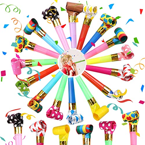 20 Stück bunte Party-Gebläse-Pfeifen, buntes Loot-Filler-Spielzeug, Gebläse, Geräuschmacher, Party-Generator, Partyzubehör für Geburtstagsparty, Jahrestag, Abschlussfeier, Hochzeit, Weihnachten 20 Stück bunte Party-Gebläse-Pfeifen, buntes Loot-Filler-Spielzeug, Gebläse, Geräuschmacher, Party-Generator, Partyzubehör für Geburtstagsparty, Jahrestag, Abschlussfeier, Hochzeit, Weihnachten von Fozuanei