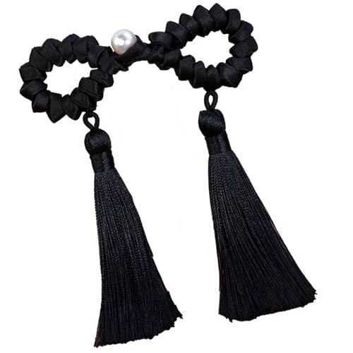 Eleganter, handgefertigter chinesischer Perlenknopf, lange Quaste, Knopf für traditionelle Chongsam-Accessoires, traditionelle Kleidung, Reißverschluss Eleganter, handgefertigter chinesischer Perlenknopf, lange Quaste, Knopf für traditionelle Chongsam-Accessoires, traditionelle Kleidung, Reißverschluss von Fpbiagoq