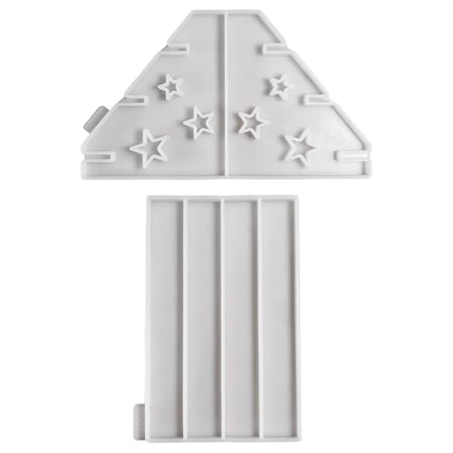 Fpbiagoq Dreischichtige Harz-Regal-Silikonformen für Epoxidharz, Kerzenhalter, Heimdekoration, von Fpbiagoq