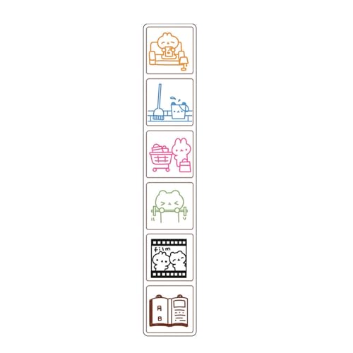 Kreatives Design mit 6 Mustern für Tagebücher und künstlerische Karten, Scrapbooking, Bastelstempel, Projektstempel Kreatives Design mit 6 Mustern für Tagebücher und künstlerische Karten, Scrapbooking, Bastelstempel, Projektstempel von Fpbiagoq