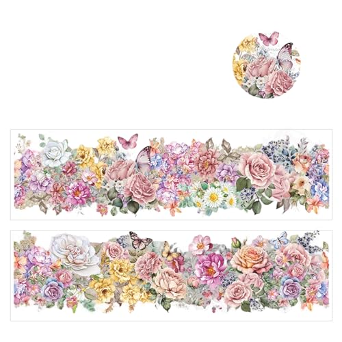 Robustes Haustier-Klebeband mit elegantem Blumendesign, 2 m, für Pflanzen, Landschaftsbau, Projekte, Wohnaccessoires, Bürobedarf, Raumdekoration Robustes Haustier-Klebeband mit elegantem Blumendesign, 2 m, für Pflanzen, Landschaftsbau, Projekte, Wohnaccessoires, Bürobedarf, Raumdekoration von Fpbiagoq