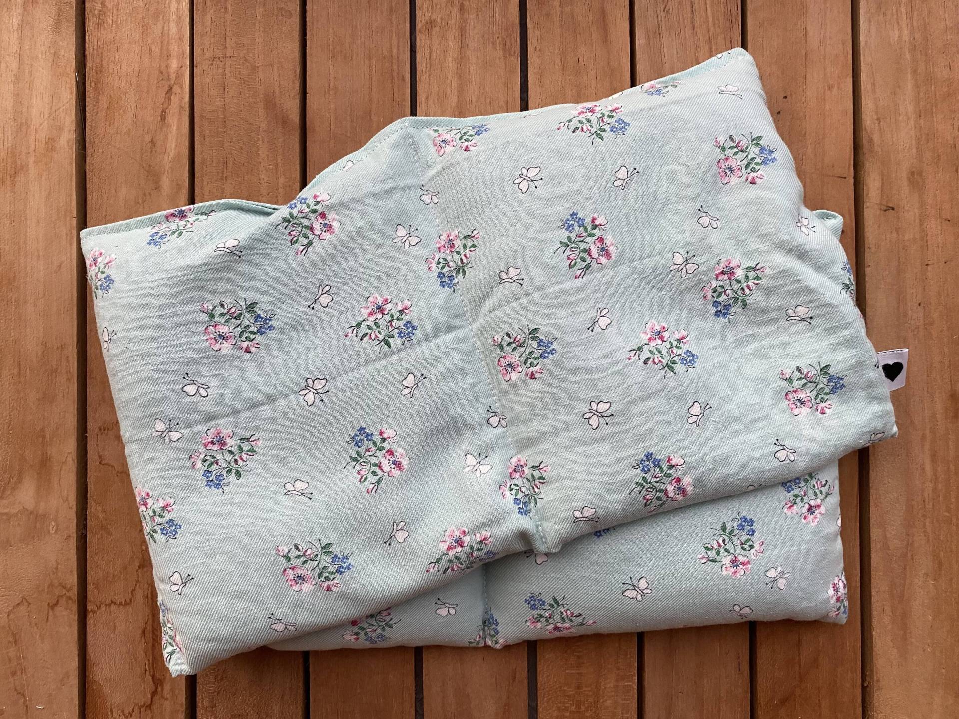 Wärmekissen Gr. L Pastell Blumen Mint Rapskissen Körnerkissen Wärmekissen Gr. L Pastell Blumen Mint Rapskissen Körnerkissen von FraeuleinMina