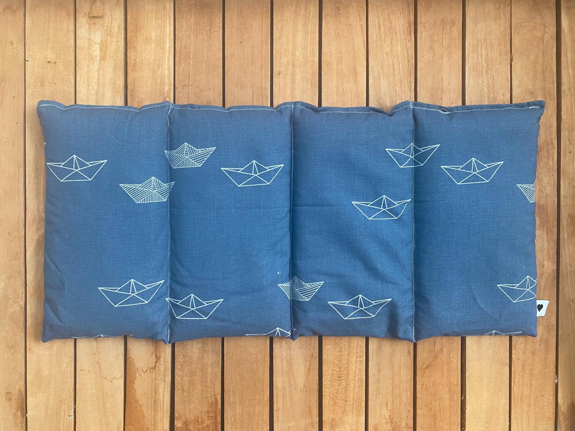 Wärmekissen Rapskissen Gr M Körnerkissen Blaue Boote Origami Landhaus Wärmekissen Rapskissen Gr M Körnerkissen Blaue Boote Origami Landhaus von FraeuleinMina
