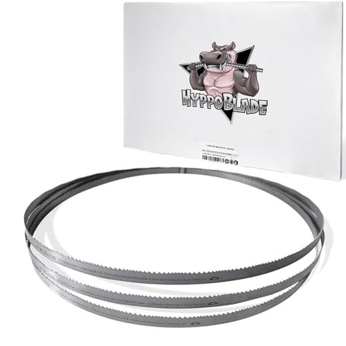 Fraiser 3 Sägeblätter für PARKSIDE PMB 1100 B2/A1 Metallbandsäge - 1140 x 0.65 x 13mm ultrastark zum Schneiden von Eisen und Stahl (T6-10) von Fraiser