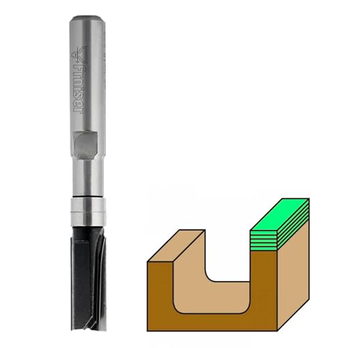 Fraiser KOPIERFRÄSER - mit Kugellager für Holz, Durchmesser 6,4 mm, Schaft 6 mm, geeignet für Oberfräse und Kantenfräse von Fraiser