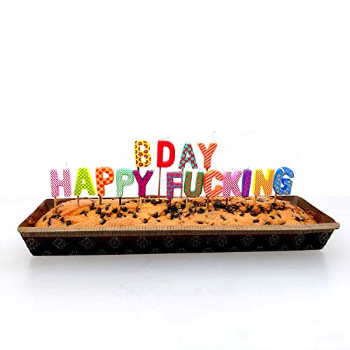 Happy Fucking BDAY Geburtstagskerzen-Set, Scherzkerzen für Erwachsene Geburtstag Happy Fucking BDAY Geburtstagskerzen-Set, Scherzkerzen für Erwachsene Geburtstag von Framan