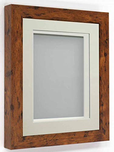 Frame Company Frame Range Rickman Box 3D-Bilderrahmen, Holz, Rustikal mit elfenbeinfarbenem Passepartout, 7x5 for Image Size 5x3 inch Frame Company Frame Range Rickman Box 3D-Bilderrahmen, Holz, Rustikal mit elfenbeinfarbenem Passepartout, 7x5 for Image Size 5x3 inch von Frame Company