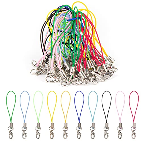 Framendino, 50 bunte Karabinerverschlüsse für Handy, Schlüsselanhänger, DIY Framendino, 50 bunte Karabinerverschlüsse für Handy, Schlüsselanhänger, DIY von Framendino