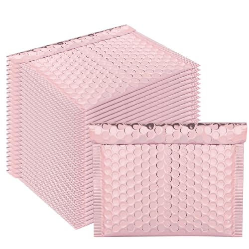 Framendino, Holografische Luftpolster-Versandtaschen, selbstklebend, Roségold, 30 Stück von Framendino