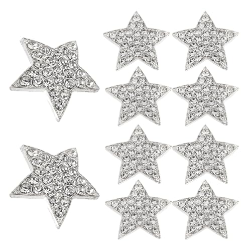Framendino, Metallknöpfe Stern Kristall Metall Verzierungen zum Nähen Kleidung DIY Handwerk 10 Stück Framendino, Metallknöpfe Stern Kristall Metall Verzierungen zum Nähen Kleidung DIY Handwerk 10 Stück von Framendino