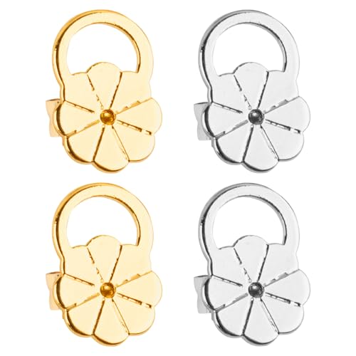 Framendino, Ohrring-Verschlüsse für hängende Ohren, verstellbar, schwere Ohrringe, Gold und Silber, 20 Stück von Framendino
