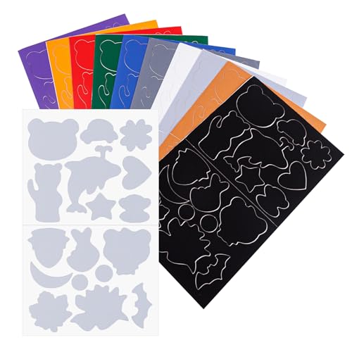 Framendino, Selbstklebende Reparaturflicken für Jacken, Cartoon-Form, wasserdicht, Nylongewebe, zum Aufkleben auf Regenschirme, Zelte, Schlafsack, Daunenjacken, Kleidung, 10 Stück Framendino, Selbstklebende Reparaturflicken für Jacken, Cartoon-Form, wasserdicht, Nylongewebe, zum Aufkleben auf Regenschirme, Zelte, Schlafsack, Daunenjacken, Kleidung, 10 Stück von Framendino