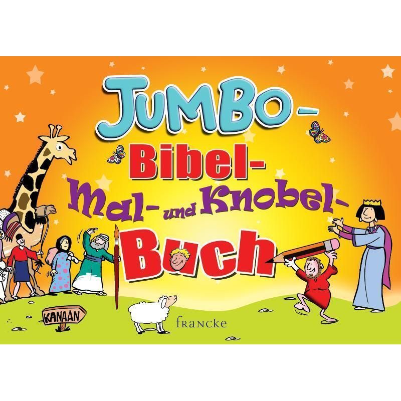 Jumbo-Bibel-Mal- Und Knobelbuch.Bd.1, Kartoniert (TB) von Francke-Buch