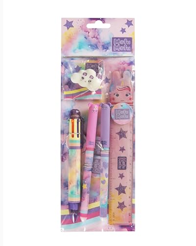 Franco Cosimo Panini Mofu Mofu Mofu Schreibwaren-Set mit Kugelschreiber, löschbarer Stift, geformtes Lineal, 2 Löcher, Radiergummi, für Grund- und Mittelschule Franco Cosimo Panini Mofu Mofu Mofu Schreibwaren-Set mit Kugelschreiber, löschbarer Stift, geformtes Lineal, 2 Löcher, Radiergummi, für Grund- und Mittelschule von Franco Cosimo Panini