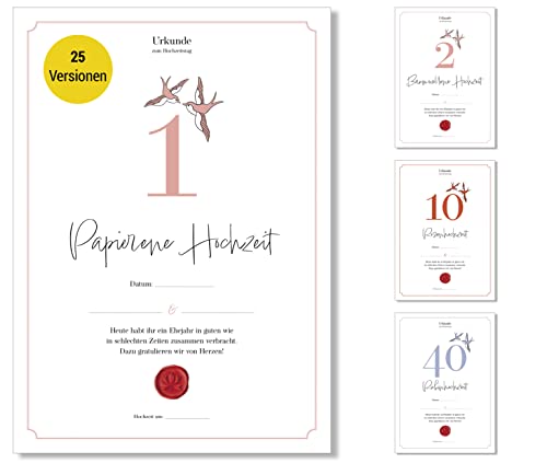 Frank Paperman® | Geschenk zum 1. Hochzeitstag | Ehejubiläum | Papier Hochzeit | Urkunde Hochzeitstag | klassisch | Geschenk zum Hochzeitstag | Vordruck im DIN-A4-Format Frank Paperman® | Geschenk zum 1. Hochzeitstag | Ehejubiläum | Papier Hochzeit | Urkunde Hochzeitstag | klassisch | Geschenk zum Hochzeitstag | Vordruck im DIN-A4-Format von Frank Paperman