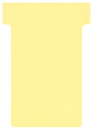 FRANKEN Kartentafel Zubehör T-Karten, Index 2, 100 Stück, gelb, TK204 von Franken