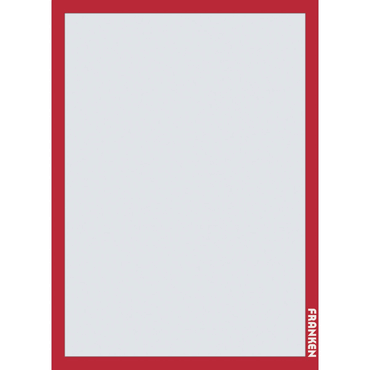 Franken Aushangrahmen PRO A3 selbstkleben rot 2 Stück von Franken