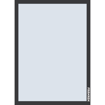 Franken Aushangrahmen PRO A3 selbstklebend schwarz 2 Stück von Franken