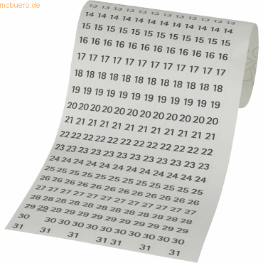 Franken Datumsstreifen selbstklebend 140x420mm Transparent von Franken