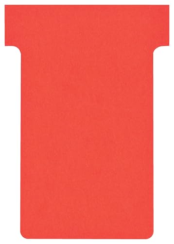FRANKEN Kartentafel Zubehör T-Karten, Index 2, 100 Stück, rot, TK201 von Franken