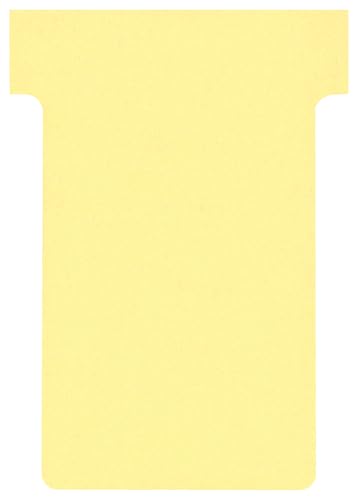 FRANKEN Kartentafel Zubehör T-Karten, Index 2, 100 Stück, gelb, TK204 von Franken