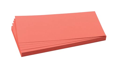 FRANKEN Moderationskarten Rechteck, 205 x 95 mm, 500 Stück, Präsentationskarten ideal für Meetings, Trainings, Schulungen im Büro oder Hotel und Lehrer in der Schule, Metaplankarten, Rot, UMZ 1020 07 FRANKEN Moderationskarten Rechteck, 205 x 95 mm, 500 Stück, Präsentationskarten ideal für Meetings, Trainings, Schulungen im Büro oder Hotel und Lehrer in der Schule, Metaplankarten, Rot, UMZ 1020 07 von Franken