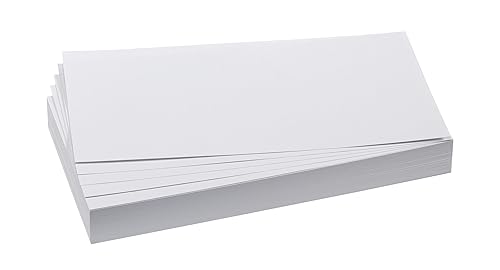 FRANKEN Moderationskarten Rechteck, 205 x 95 mm, 500 Stück, Präsentationskarten ideal für Meetings, Trainings, Schulungen im Büro oder Hotel und Lehrer in der Schule, Metaplankarten, Weiß, UMZ 1020 09 FRANKEN Moderationskarten Rechteck, 205 x 95 mm, 500 Stück, Präsentationskarten ideal für Meetings, Trainings, Schulungen im Büro oder Hotel und Lehrer in der Schule, Metaplankarten, Weiß, UMZ 1020 09 von Franken