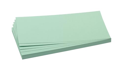 FRANKEN Moderationskarten Rechteck, 205 x 95 mm, 500 Stück, Präsentationskarten ideal für Meetings, Trainings, Schulungen im Büro oder Hotel und Lehrer in der Schule, Metaplankarten, Grün, UMZ 1020 19 FRANKEN Moderationskarten Rechteck, 205 x 95 mm, 500 Stück, Präsentationskarten ideal für Meetings, Trainings, Schulungen im Büro oder Hotel und Lehrer in der Schule, Metaplankarten, Grün, UMZ 1020 19 von Franken