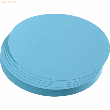 Franken Moderations-Karte Kreis 14cm hellblau 500 Stück Franken Moderations-Karte Kreis 14cm hellblau 500 Stück von Franken