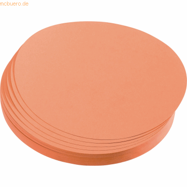 Franken Moderations-Karte Kreis 95mm Orange 500 Stück Franken Moderations-Karte Kreis 95mm Orange 500 Stück von Franken