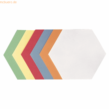 Franken Moderations-Karte Wabe 16,5x19cm sortiert 500 Stück von Franken