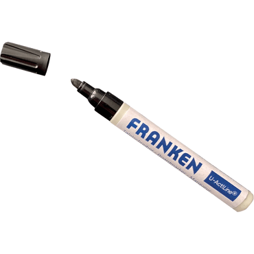 Franken Whiteboardmarker U-Act! Rundspitze 3mm schwarz 4 Stück von Franken