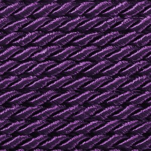 Kordel 3,2mm einfarbig- Siegelkordel- Zeugniskordel 25m Rolle (0,22 Eur/m) violett von Fransen Shop