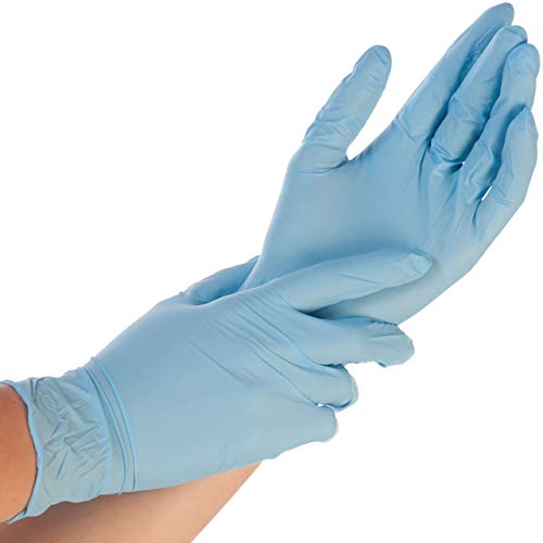 franz mensch 2702 Nitril-Handschuh"SAFE LIGHT" HYGONORM,XXL,blau, Box 90 Stück von FRANZ MENSCH