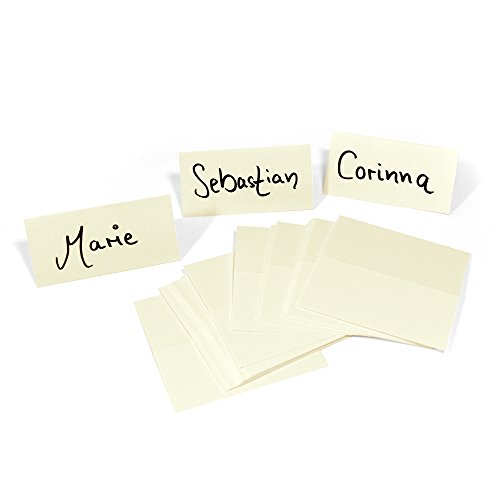 Frau WunderVoll® 50 TISCHKARTEN, Creme/Platzkarten, Tischkarte, Hochzeit, Tischkarte zum Beschriften, Tischkarten Vintage, Namensschild Frau WunderVoll® 50 TISCHKARTEN, Creme/Platzkarten, Tischkarte, Hochzeit, Tischkarte zum Beschriften, Tischkarten Vintage, Namensschild von Frau WunderVoll
