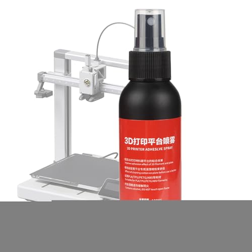 3D Printer Bed Adhesive, 100ml Build Plate Glue Spray, Long-Lasting Fixative, Model Leveling Aid, Maintenance Solution, Ideal for 3D Printing, Plate Stability, Print Quality Improvement von Fravsiu