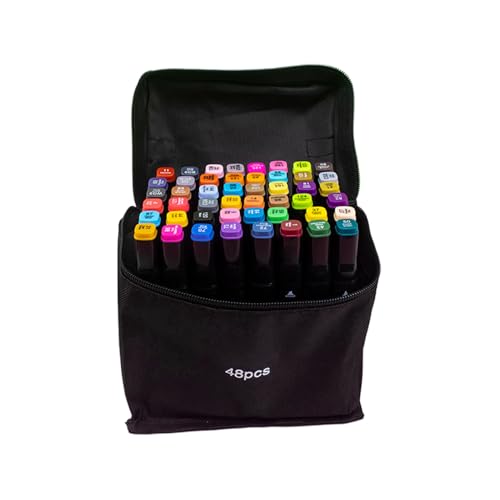 Double Tip Markers Set, Fine and Brush Point Drawing Ballpoint, Permanent Ink Art Pens, Smooth Blending Colors, Marker Pen Kit with Carrying Case, Journaling, Sketching Coloring Double Tip Markers Set, Fine and Brush Point Drawing Ballpoint, Permanent Ink Art Pens, Smooth Blending Colors, Marker Pen Kit with Carrying Case, Journaling, Sketching Coloring von Fravsiu
