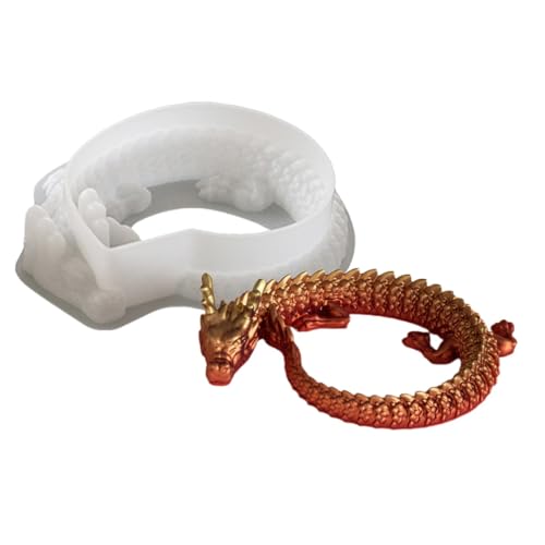 Dragon Resin Mold, Resin Mould, Epoxidharz, Tier-Kunstform, Drachenharzform, multifunktionale Silikonharzform für Epoxidharz, Schmuck und Ornamente Dragon Resin Mold, Resin Mould, Epoxidharz, Tier-Kunstform, Drachenharzform, multifunktionale Silikonharzform für Epoxidharz, Schmuck und Ornamente von Fravsiu