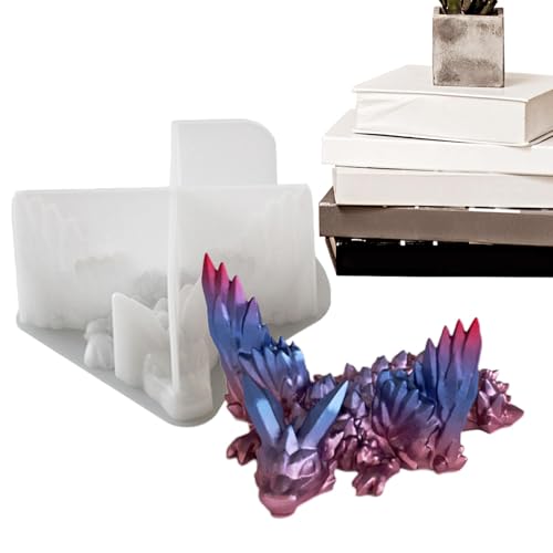 Dragon Resin Mold, Resin Mould, Epoxidharz, Tier-Kunstform, Drachenharzform, multifunktionale Silikonharzform für Epoxidharz, Schmuck und Ornamente Dragon Resin Mold, Resin Mould, Epoxidharz, Tier-Kunstform, Drachenharzform, multifunktionale Silikonharzform für Epoxidharz, Schmuck und Ornamente von Fravsiu