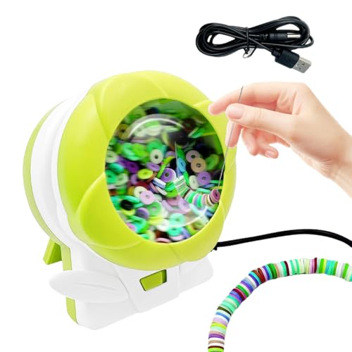 Elektrischer Perlen-Aufzieher | Automatische Armbandmaschine Für Schmuckbedarf | Schmuck Supplies Für Kinder Familie Tochter Männer Freunde Jugend Mädchen Kinder Teens Frauen Baby Erwachsene Elektrischer Perlen-Aufzieher | Automatische Armbandmaschine Für Schmuckbedarf | Schmuck Supplies Für Kinder Familie Tochter Männer Freunde Jugend Mädchen Kinder Teens Frauen Baby Erwachsene von Fravsiu