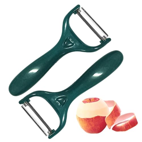Fravsiu Gemüseschäler für die Küche, Obstschäler aus Edelstahl, 2 Stück | Tragbarer Kartoffelschäler, robuster Küchenschäler, langlebiger Gemüseschäler für von Fravsiu